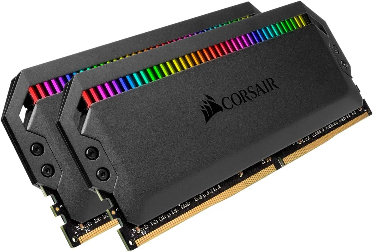 رم 16 گیگابایتی (2x8GB) CORSAIR Dominator Platinum RGB DDR4 3200 (PC4-25600) C16 1.35V، بهینه شده برای سیستم های AMD DDR4