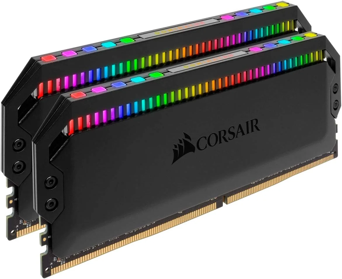 رم 16 گیگابایتی (2x8GB) CORSAIR Dominator Platinum RGB DDR4 3200 (PC4-25600) C16 1.35V، بهینه شده برای سیستم های AMD DDR4