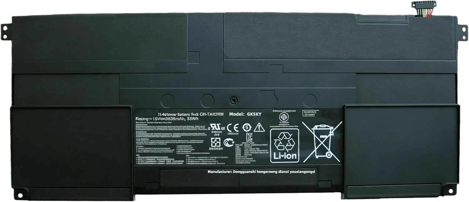 باتری لپ تاپ 53Wh C41-TAICHI31 جایگزین برای ASUS 2 در 1 Taichi 31 Ultrabook & Tablet TAICHI31-NS51T 13.3 اینچ با عملکرد بالا باتری لپ تاپ 53Wh C41-TAICHI31 جایگزین برای ASUS 2 در 1 Taichi 31 Ultrabook & Tablet TAICHI31-NS51T 13.3 اینچ با عملکرد بالا