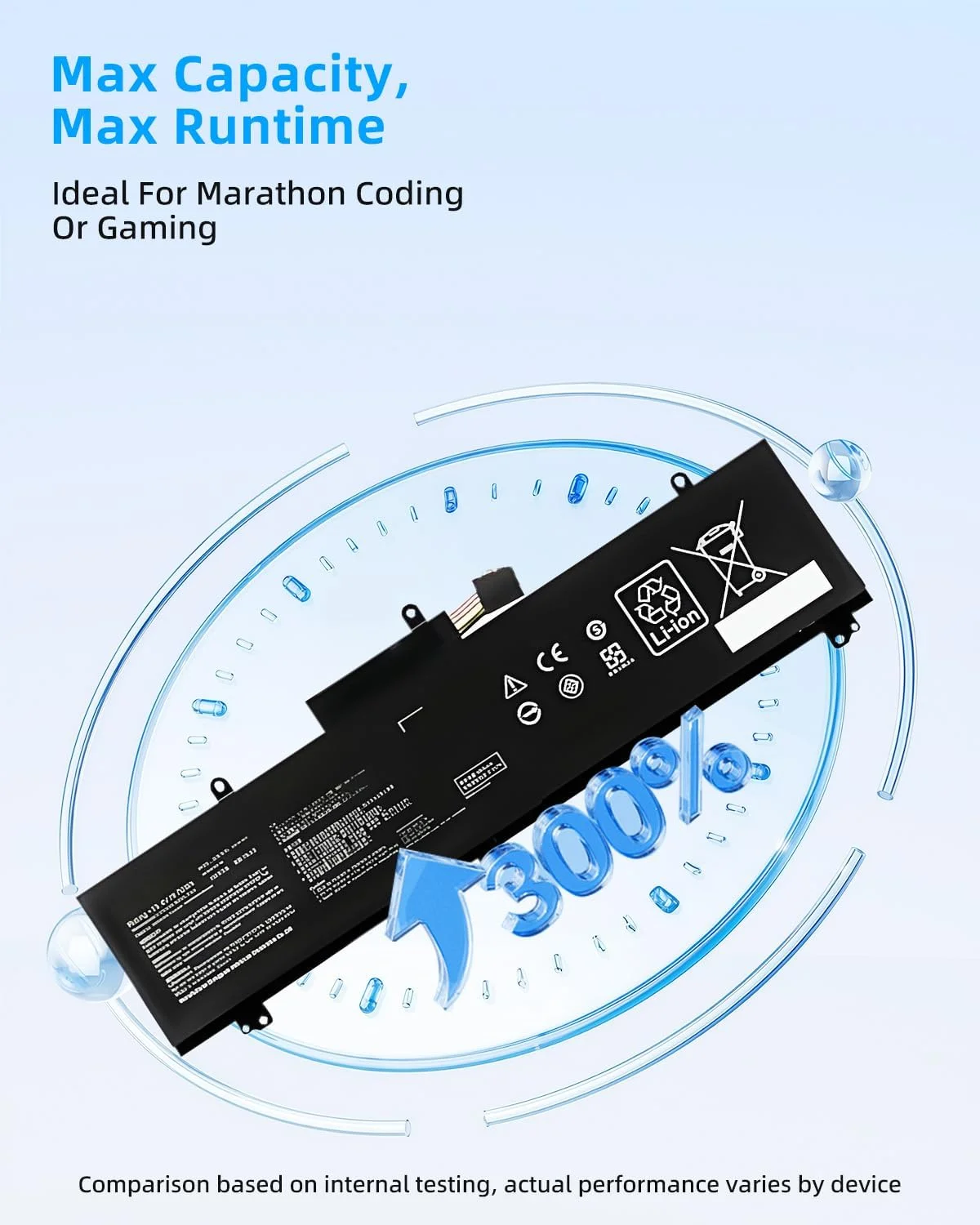 باتری لپ تاپ 76Wh C41N1837 جایگزین برای ASUS Rog Zephyrus GA502 GA502D GA502DU GA502GU GA502IV GU502 GU502DU GU502GV GU502LU GU502LW GU502LV GX502GV 15.4V با عملکرد بالا