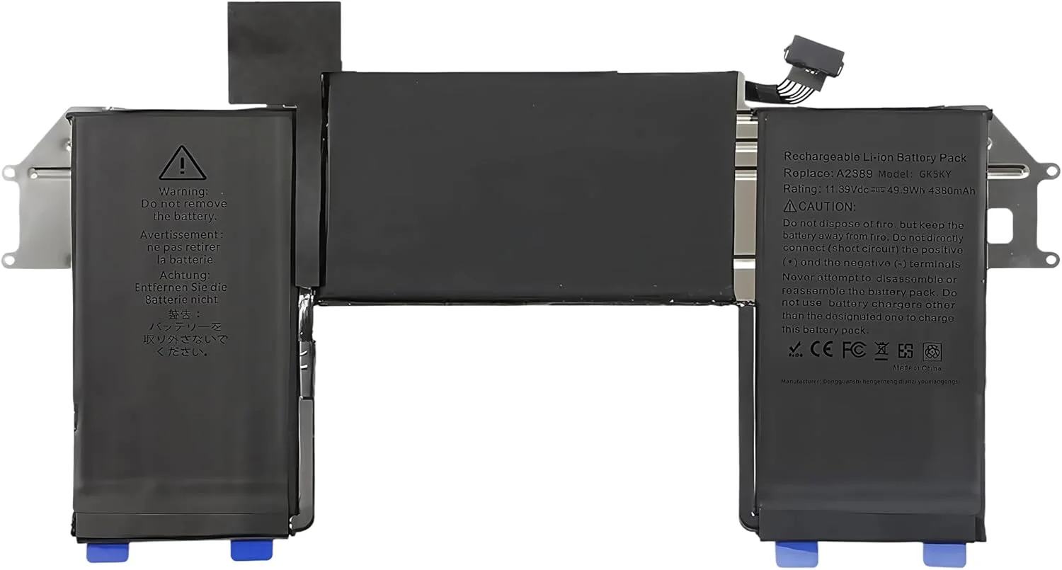 باتری جایگزین لپ تاپ 49.9Wh A2389 A2337 برای مک بوک ایر 13 اینچی A2337 M1 2020 EMC 3598 MGN53LL/A MGN83LL/A MGN63LL/A MGN93LL/A MGND3LL/A MGN73LL/A 11.39V 4380mAh با عملکرد بالا باتری جایگزین لپ تاپ 49.9Wh A2389 A2337 برای مک بوک ایر 13 اینچی A2337 M1 2020 EMC 3598 MGN53LL/A MGN83LL/A MGN63LL/A MGN93LL/A MGND3LL/A MGN73LL/A 11.39V 4380mAh با عملکرد بالا