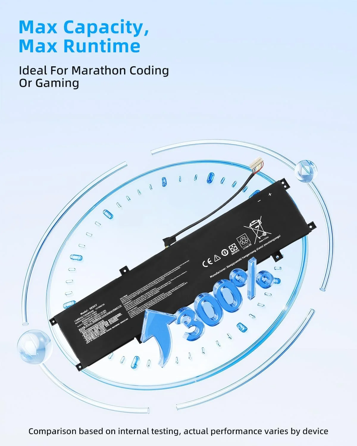 باتری لپ تاپ 90wh BTY-M55 جایگزین برای MSI Alpha 15 A3DDK A4DEK B5EEK B5EX برای Alpha 17 B5EEK Pulse GL66 12UGK Sword 15 A11UG سری 925QA055H با عملکرد بالا