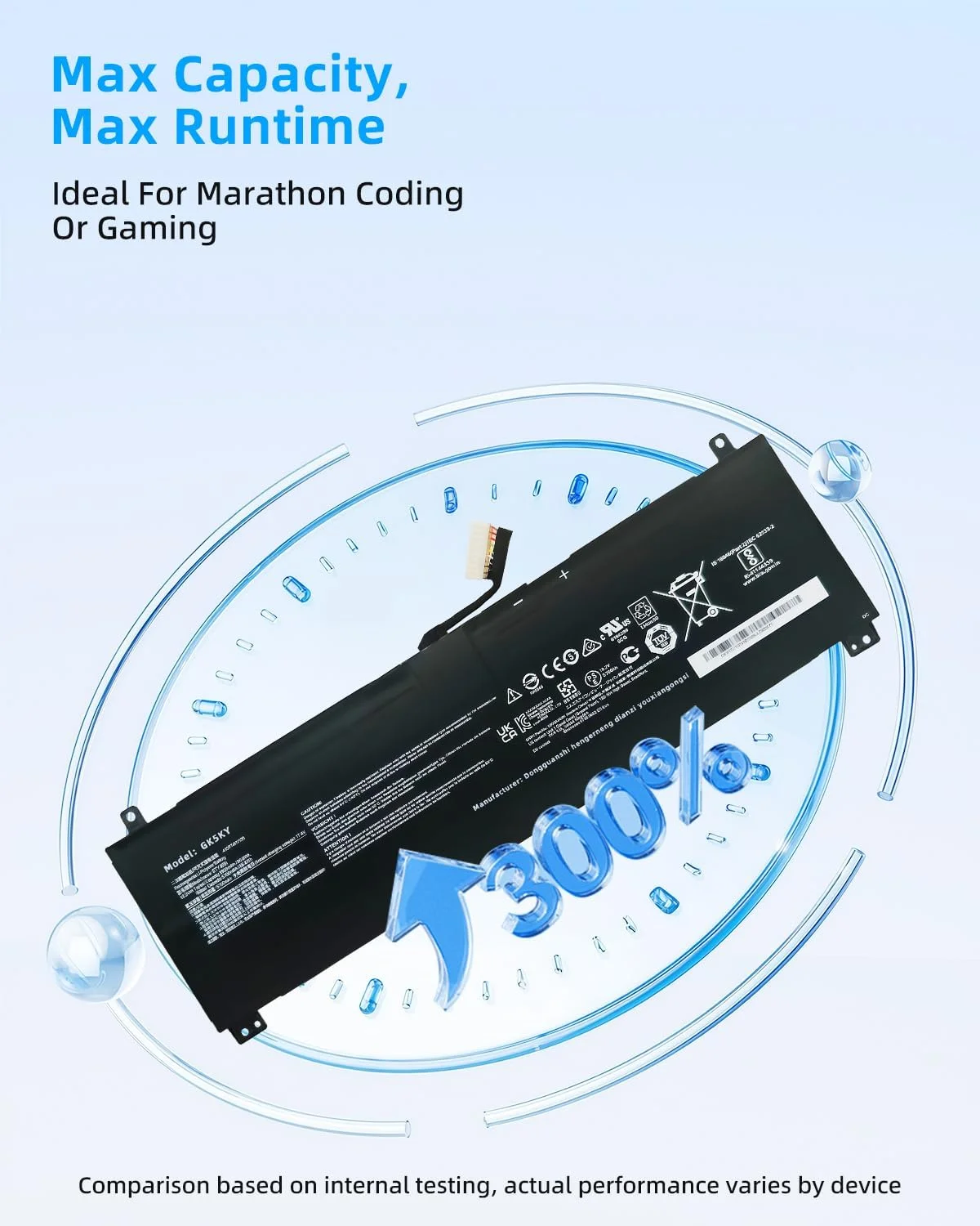 باتری لپ تاپ 90Wh BTY-M54 با ظرفیت 5922mAh و 4 سلولی 15.2V جایگزین برای MSI Creator Z16 A11UE A11UET A12UGST / برای Creator Z17 A12UGST A12UHST A12UHT Series 925QA054H 41CP7/41/138 با عملکرد بالا