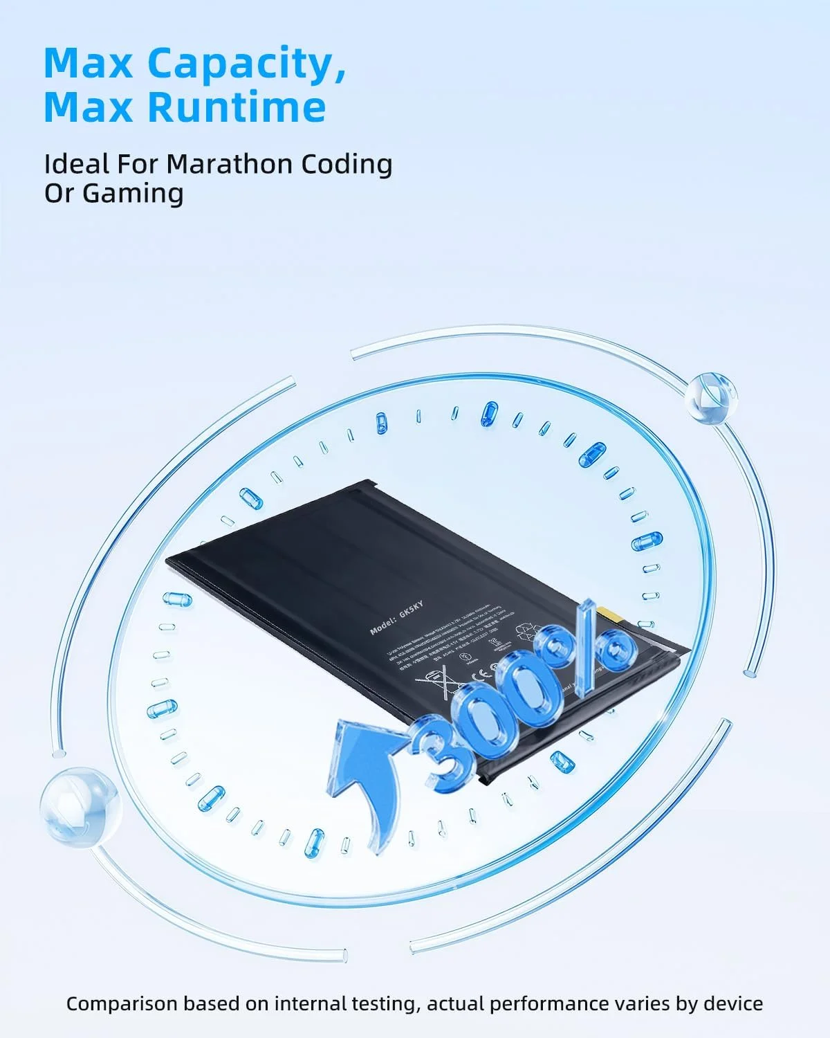 باتری 16.5wh A1445 جایگزین برای آیپد مینی نسل 1، برای آیپد مینی A1432 A1454 A1455 A1445 با عملکرد بالا