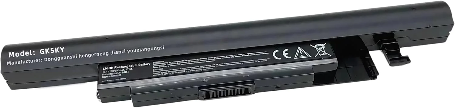 باتری لپ تاپ 37Wh A32-B34 A41-B34 14.4V 2600mAh برای مدل های Medion MD98474 MD98562 با عملکرد بالا