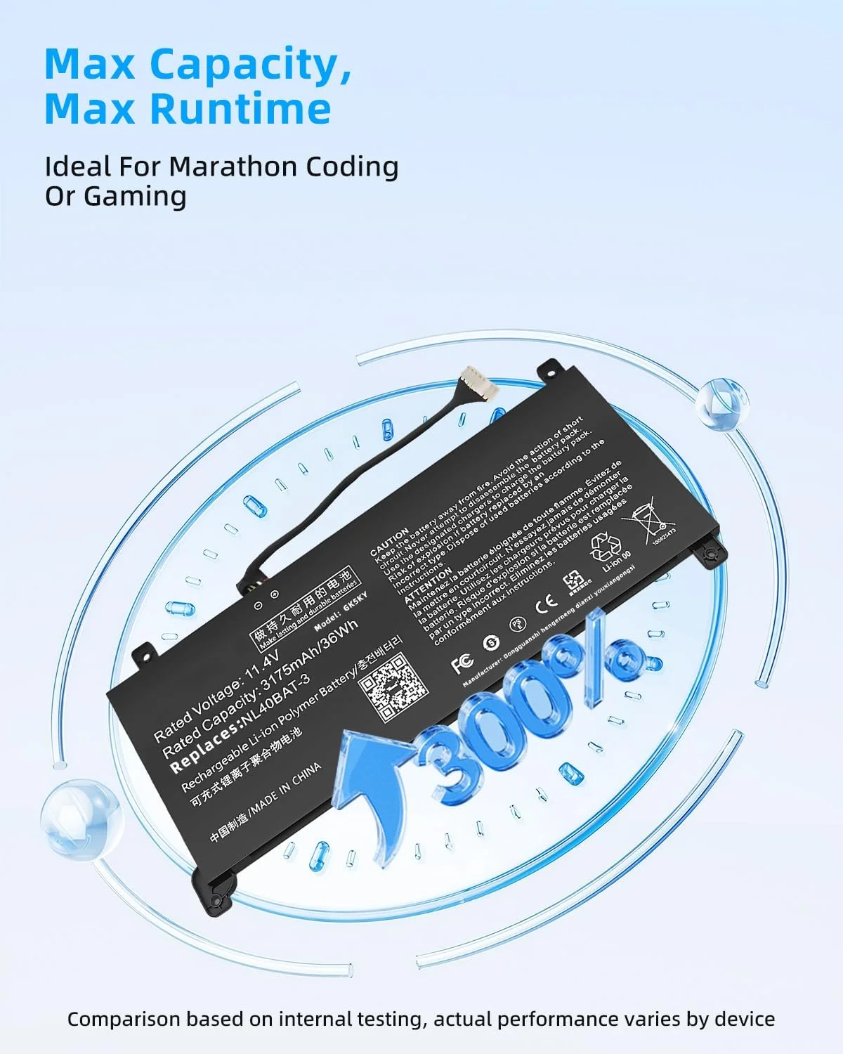 باتری لپ تاپ 36wh NL40BAT-3 6-87-NL40S-33G21 6-87-NL4CS-32B01 6-87-NL40S-32G21 6-87-NL4CS-32B00 برای Clevo NL41GU NL40CU NL51CU NL50RU NL50NU NL50CU NL51GU NL41CU با عملکرد بالا باتری لپ تاپ 36wh NL40BAT-3 6-87-NL40S-33G21 6-87-NL4CS-32B01 6-87-NL40S-32G21 6-87-NL4CS-32B00 برای Clevo NL41GU NL40CU NL51CU NL50RU NL50NU NL50CU NL51GU NL41CU با عملکرد بالا