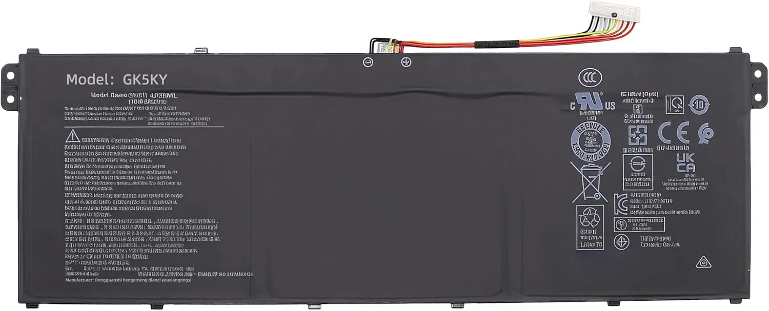 باتری لپ تاپ 53.02Wh AP23A5L با ظرفیت 4590mAh و ولتاژ 11.55V، جایگزینی برای سری Acer Aspire 15 A15-41M A15-51M A15-51M-544F با عملکرد بالا باتری لپ تاپ 53.02Wh AP23A5L با ظرفیت 4590mAh و ولتاژ 11.55V، جایگزینی برای سری Acer Aspire 15 A15-41M A15-51M A15-51M-544F با عملکرد بالا