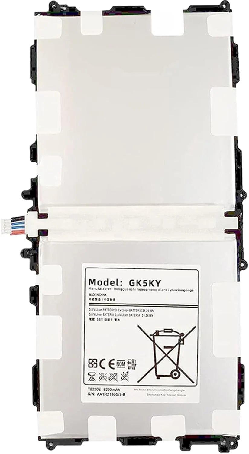 باتری تبلت جایگزین 31.24Wh T8220E T8220C برای تبلت سامسونگ گلکسی نوت 10.1 تب پرو P600 P601 P605 P607 SM-T520 SM-T525 با عملکرد بالا باتری تبلت جایگزین 31.24Wh T8220E T8220C برای تبلت سامسونگ گلکسی نوت 10.1 تب پرو P600 P601 P605 P607 SM-T520 SM-T525 با عملکرد بالا