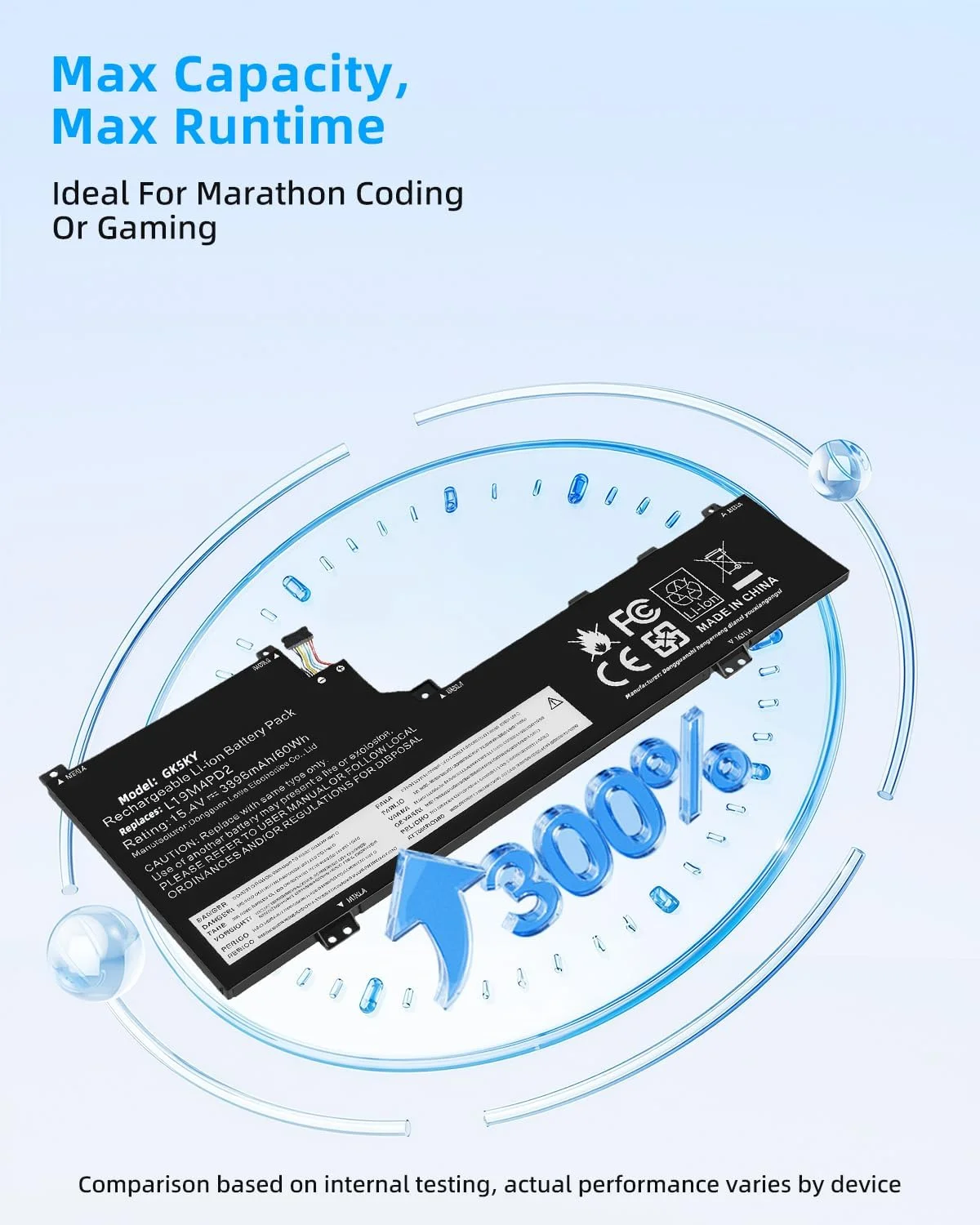 باتری لپ تاپ جایگزین 62.3Wh L19M4PD2 5B10W67424 5B10U97772 L19L4PD2 5B10W67253 5B10U97773 برای نوت بوک سری Lenovo IdeaPad Yoga S740-14IIL با عملکرد بالا باتری لپ تاپ جایگزین 62.3Wh L19M4PD2 5B10W67424 5B10U97772 L19L4PD2 5B10W67253 5B10U97773 برای نوت بوک سری Lenovo IdeaPad Yoga S740-14IIL با عملکرد بالا