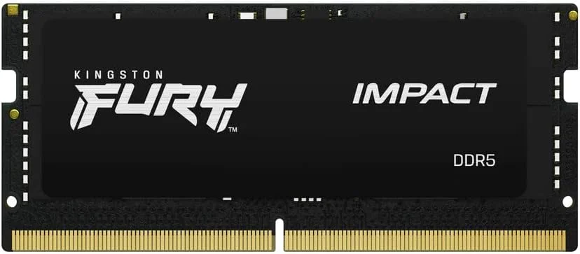 کینگستون FURY Impact 32GB (2x16GB) 6000MT/s CL38 DDR5 SODIMM | Intel XMP 3.0 | Plug N Play | حافظه لپ تاپ | کیت 2 عددی | KF560S38IBK2-32