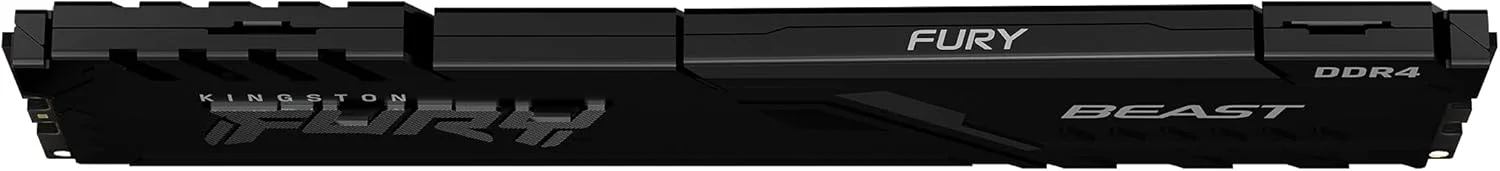 رم دسکتاپ کینگستون FURY Beast با ظرفیت 16 گیگابایت، سرعت 3200 مگاهرتز، DDR4، CL16، تک کاناله مدل KF432C16BB/16، مشکی