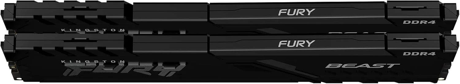 کینگستون FURY Beast 32GB (2x16GB) 3200MHz DDR4 CL16 کیت حافظه دسکتاپ دو کاناله KF432C16BB1K2/32