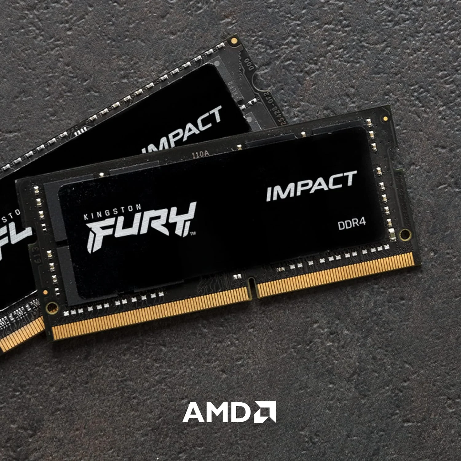 کینگستون FURY Impact رم لپ تاپ 16 گیگابایت 3200MT/s DDR4 CL20 تک ماژول | Intel XMP | AMD Ryzen | Plug n Play | مصرف برق پایین | KF432S20IB/16