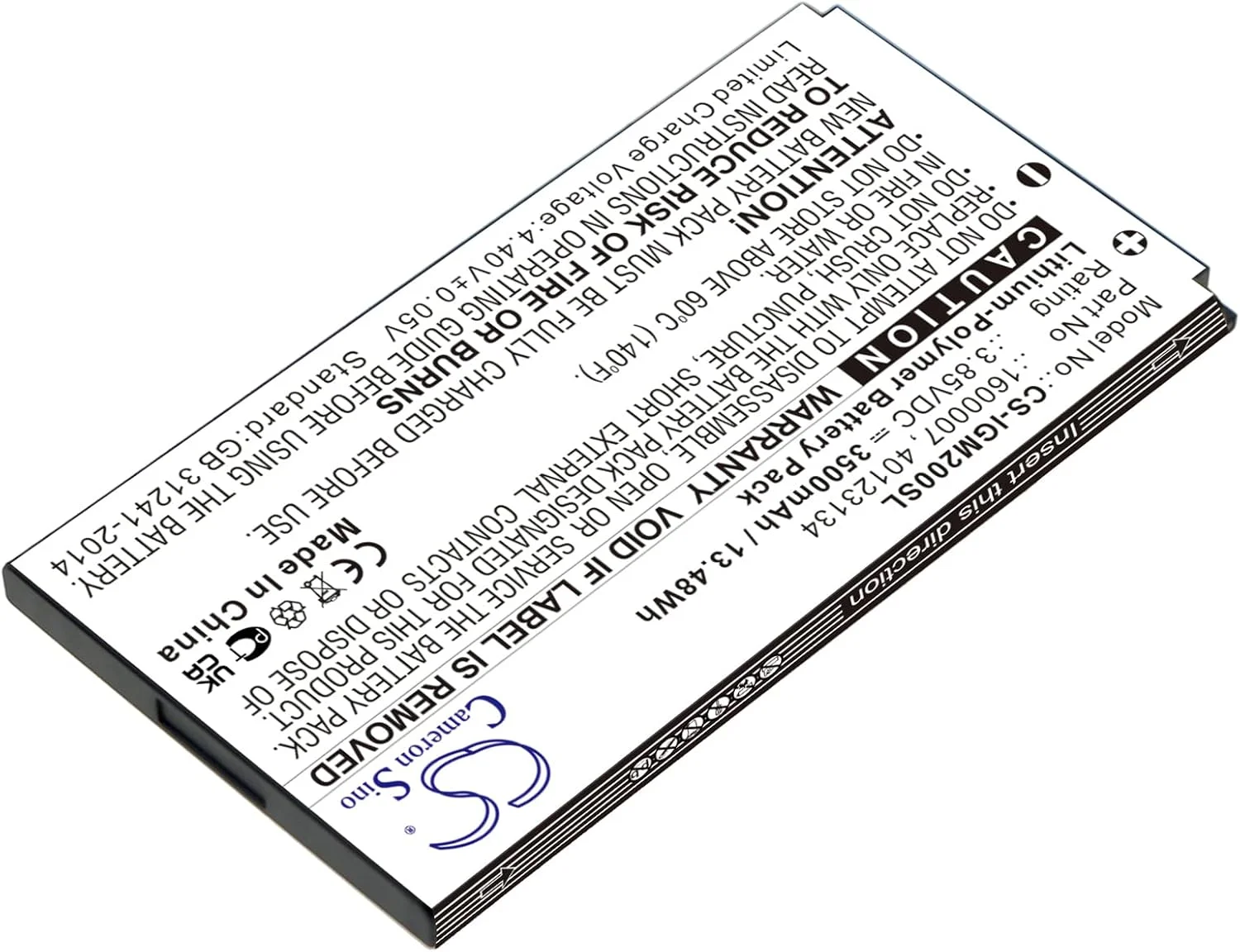 باتری جایگزین ELMEKO سازگار با Inseego 1600007, 40123134, 5G Mifi M2000, 5G Mifi M2100, M2000, M2100 (3500mAh/3.85V)