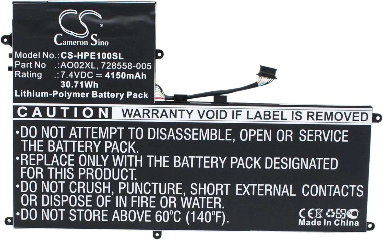 باتری جایگزین CS برای اچ پی ElitePad 1000, ElitePad 1000 G2, ElitePad 1000 G2 (E4S47AV), ElitePad 1000 G2 (E4S49AV), ElitePad 1000 G2 (E4S51AV), ElitePad 1000 G2 (E4S53AV) باتری جایگزین CS برای اچ پی ElitePad 1000, ElitePad 1000 G2, ElitePad 1000 G2 (E4S47AV), ElitePad 1000 G2 (E4S49AV), ElitePad 1000 G2 (E4S51AV), ElitePad 1000 G2 (E4S53AV)