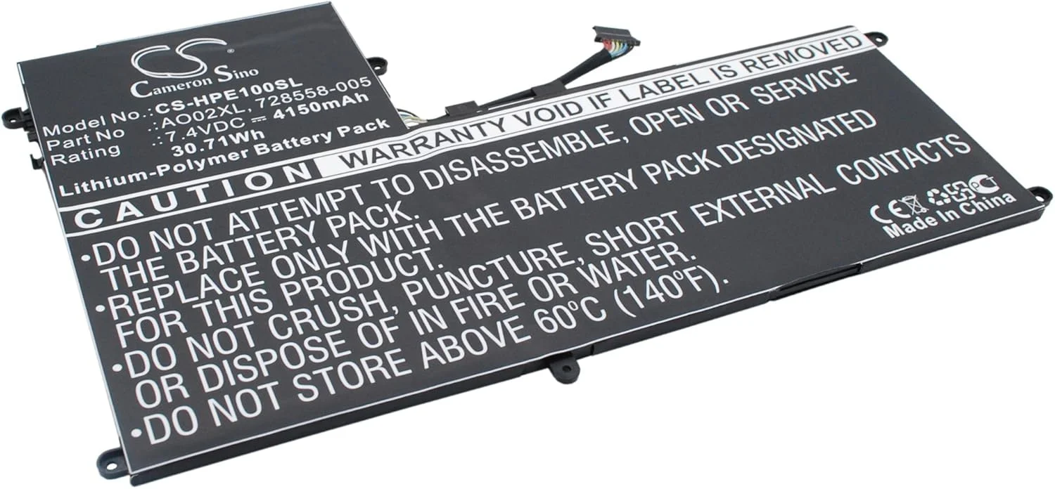 باتری جایگزین CS برای اچ پی ElitePad 1000, ElitePad 1000 G2, ElitePad 1000 G2 (E4S47AV), ElitePad 1000 G2 (E4S49AV), ElitePad 1000 G2 (E4S51AV), ElitePad 1000 G2 (E4S53AV)