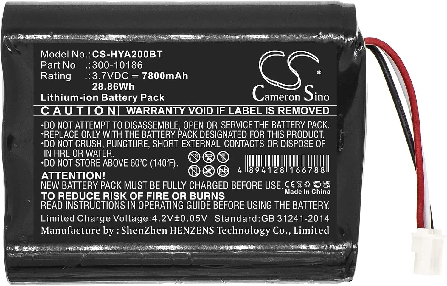 باتری جایگزین کمراون سینو KCDE برای پنل امنیتی هوشمند ADT ADT5AIO, ADT7AIO, Command (7800mAh / 28.86Wh)