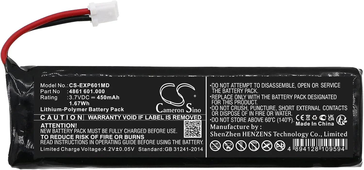 باتری جایگزین KCDE کمراون سینو برای Eppendorf Xplorer, Xplorer Plus (450mAh / 1.67Wh)