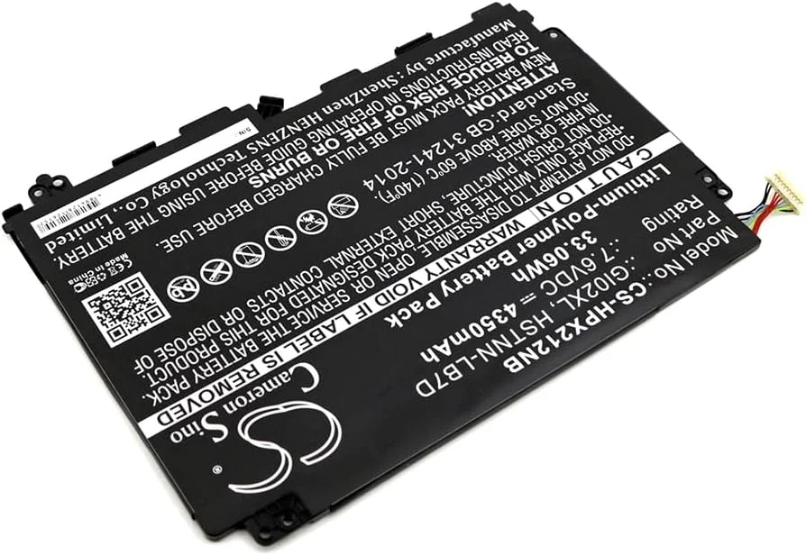 باتری جایگزین جدید Cameron Sino CS برای پاویلیون X2-12-B096MS، پاویلیون X2 12، پاویلیون X2 12-B000، پاویلیون x2 12-b000ng، (4350mAh) 832489-421، 833657-005، 841565-001، GI02XL، HSTNN-LB7D