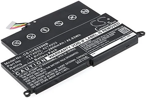 باتری جایگزین جدید Cameron Sino CS برای Thinkpad Edge E220s، ThinkPad Edge E420S (2900mAh) 42T4928, 42T4929, 42T4930, 42T4931, 42T4932, 42T4933, 42T4934, 42T4935, 42T4976, 42T4984