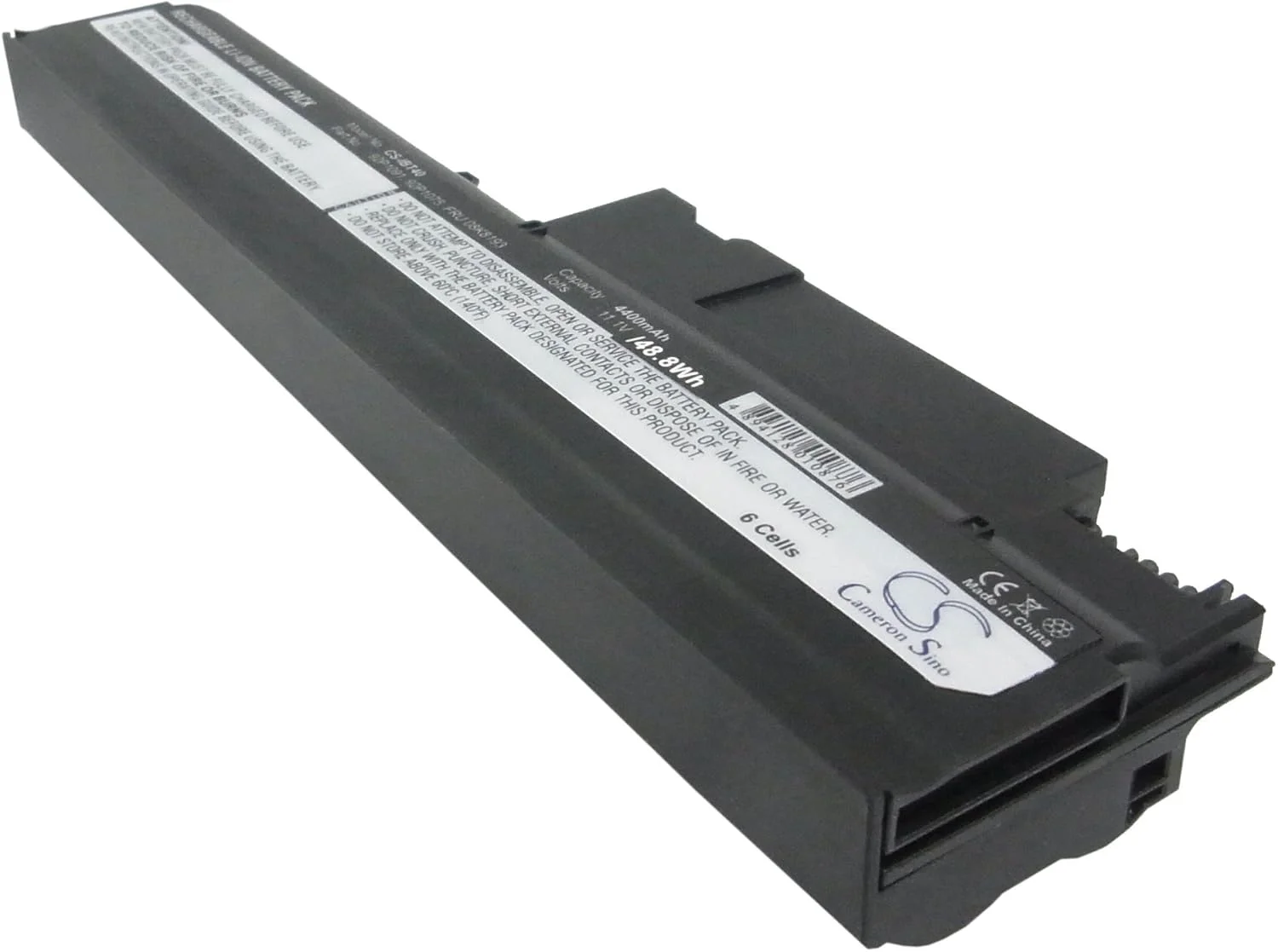 باتری جایگزین جدید Cameron Sino CS برای ThinkPad R50، ThinkPad R50 1831، ThinkPad T43P-2668 (4400mAh) 08K8194، 92P1010، 92P1011، 92P1058، 92P1060، 92P1062، 92P1067، 92P1070، 92P1071، 92P1074