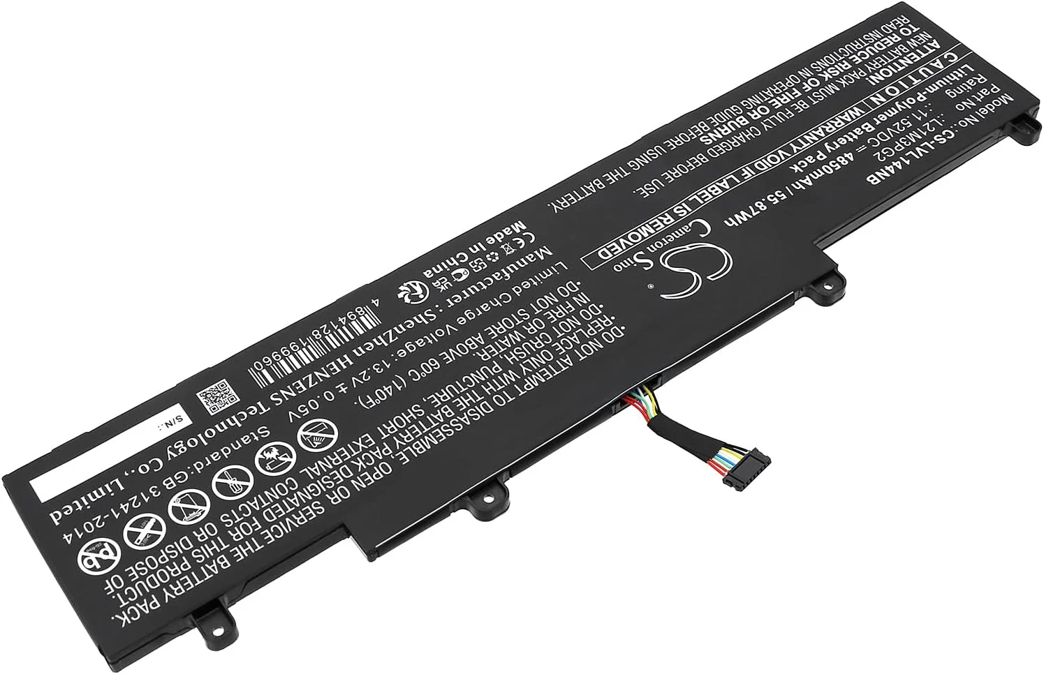 باتری جایگزین 4850mAh جدید Cameron Sino برای ThinkPad C14 Gen 1 Chromebook، ThinkPad C14 Gen 1 Chromebook، ThinkPad C14 Gen 1 Chromebook، ThinkPad C14 Gen 1 Chromebook، ThinkPad L14 Gen 3(AMD)