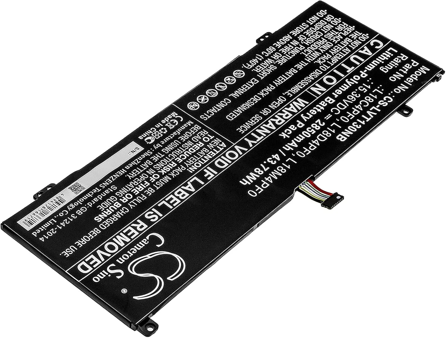 باتری جایگزین جدید Cameron Sino CS برای ThinkBook 13s، Thinkbook Plus-20TG006YAU، V540S (2850mAh) 5B10W67315, L18C4PF0, L18D4PF0, L18M4PF0, SB10W67202, SB10W67259, SB10W67351