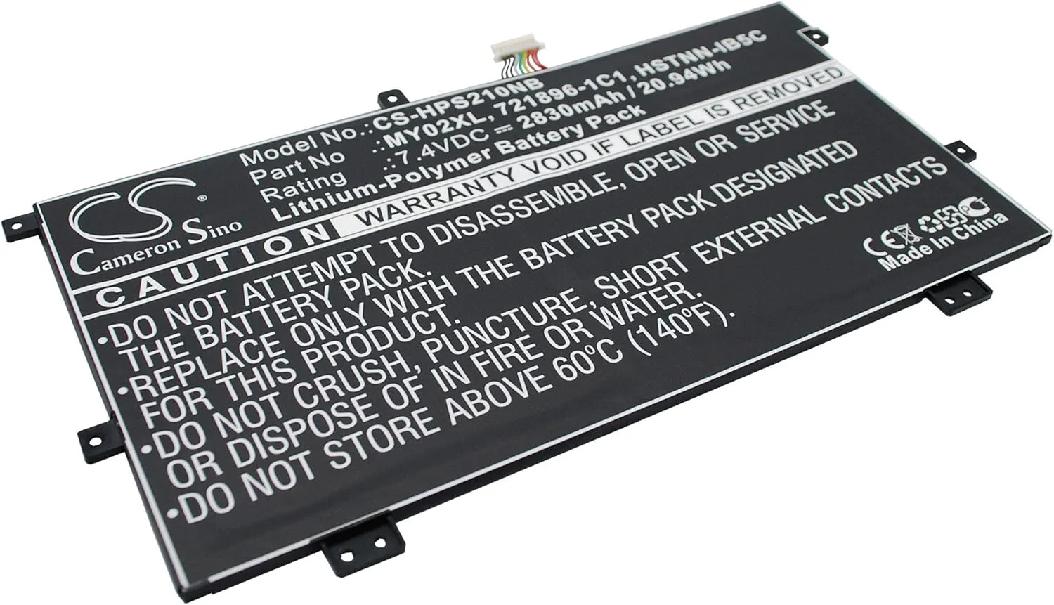 باتری جایگزین جدید Cameron Sino CS برای Pavilion 11 اینچ، Pavilion 11-h000، Pavilion 11-h000ea، TPN-Q127 (2830mAh) 21CP3/97/91, MY02XL, TPN-Q127