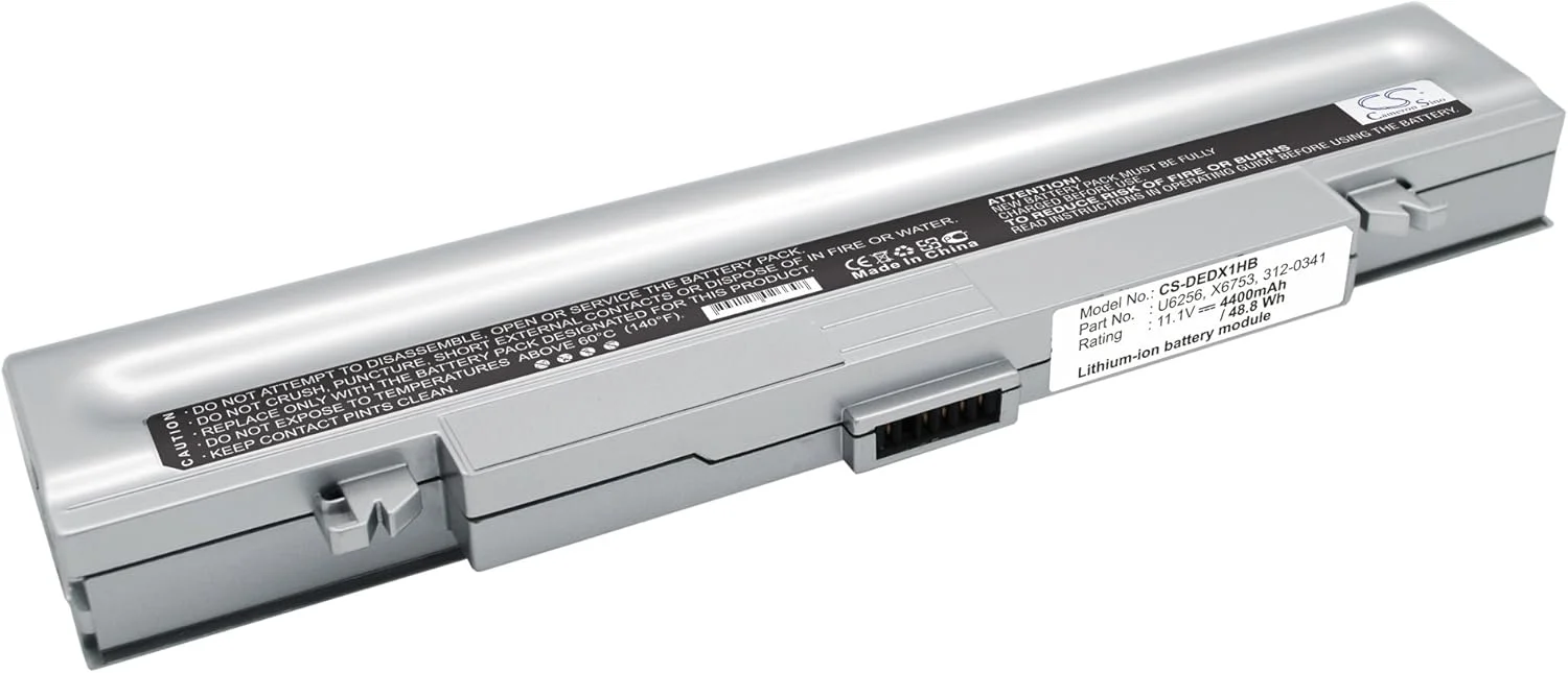 باتری جایگزین کمراون سینو مدل CS مناسب برای Latitude X1 (4400mAh) 312-0341, 312-0342, T6840, U6256, X6753, Y6457