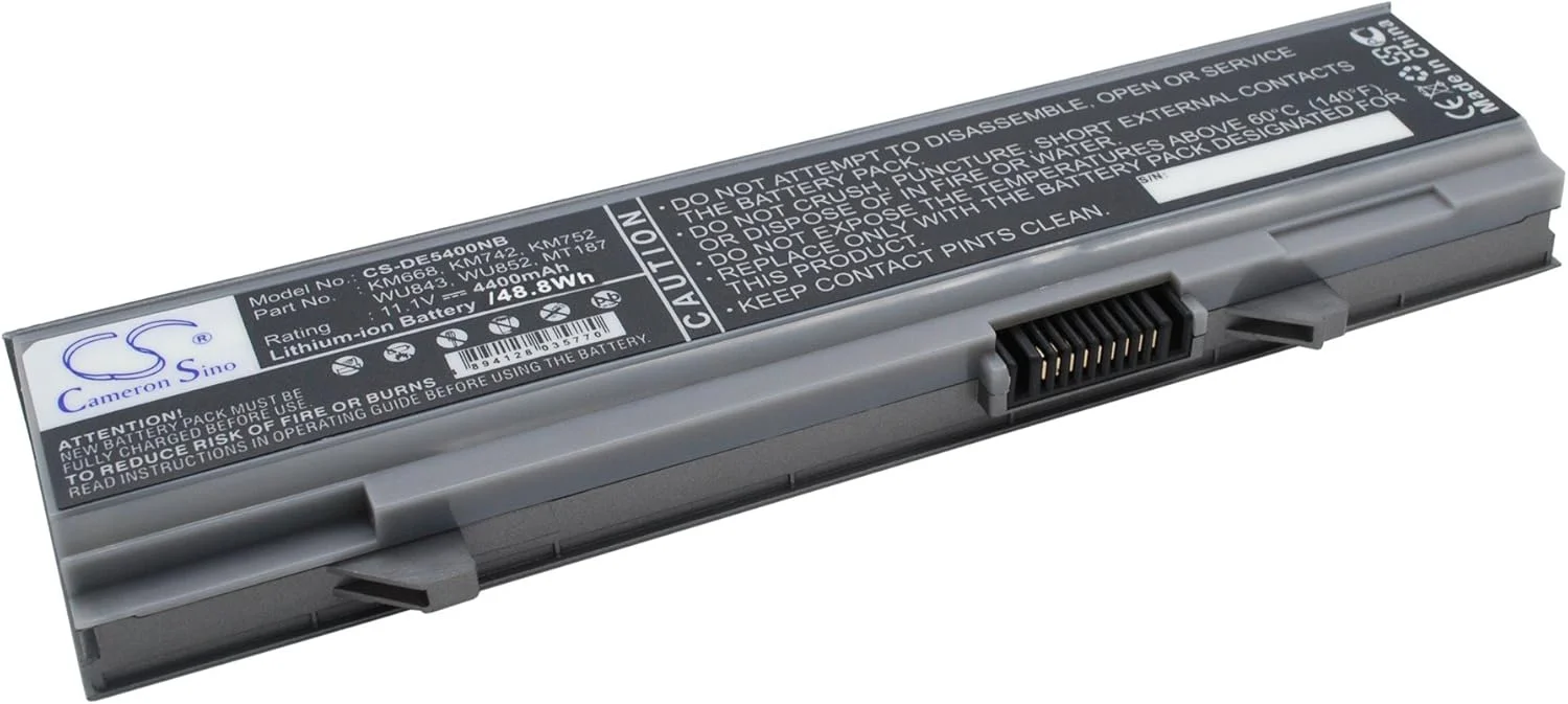 باتری جایگزین جدید کمراون سینو مدل CS برای Latitude E5400, Latitude E5400n, PP32LB (4400mAh) 312-0762, PW651, RM649, RM656, RM661, RM668, RM672, RM677, T749D, U116D, U725H