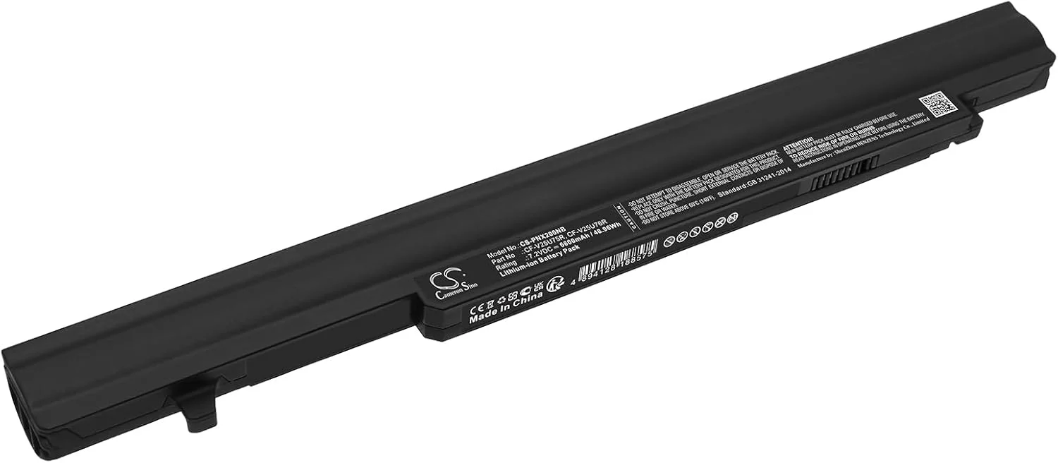 باتری جایگزین جدید 6800mAh کامرون سینو برای CF-NX1, CF-NX2, CF-NX3GDHCS, CF-NX4, CF-SX1, CF-SX2, CF-SX2JDT2FW, CF-SX2JU, CF-SX3, CF-SX4