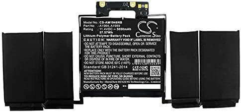 باتری جایگزین جدید Cameron Sino CS برای MacBook Pro 2.3 GHZ Core I5 (I5, MacBook Pro 2.7 GHZ Core I7 (I7, MacBook Pro Core I5 2.3 13 اینچ, MR9Q2LL/A, MR9Q2LL/A* (5050mAh) A1964, A1989 باتری جایگزین جدید Cameron Sino CS برای MacBook Pro 2.3 GHZ Core I5 (I5, MacBook Pro 2.7 GHZ Core I7 (I7, MacBook Pro Core I5 2.3 13 اینچ, MR9Q2LL/A, MR9Q2LL/A* (5050mAh) A1964, A1989
