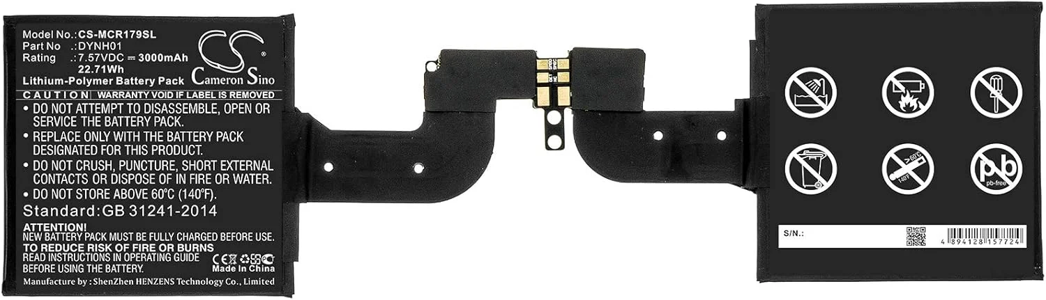 باتری جایگزین جدید Cameron Sino مناسب برای Microsoft (3000mAh / 22.71Wh)