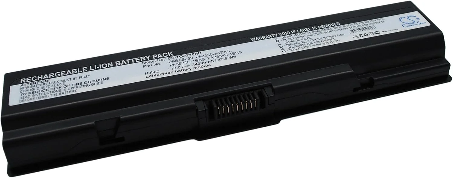 باتری جایگزین جدید Cameron Sino CS برای Dynabook AX/52, Equium A300D-16C, Satellite A210-151, Satellite Pro L500-1D1, Satellite Pro L