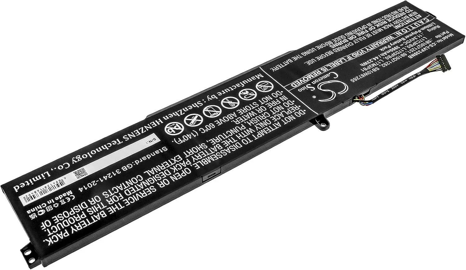 باتری جایگزین جدید کمراون سینو مدل CS برای IdeaPad 330-15ICH، IdeaPad 330-15ICH 81FK008NAU، IdeaPad 330-17ICH(81FL008VGE) (3900mAh) 5B10W67313, 928QA221H, L17C3PB0, L17D3PB0, L17M3PB1, SB10W67265