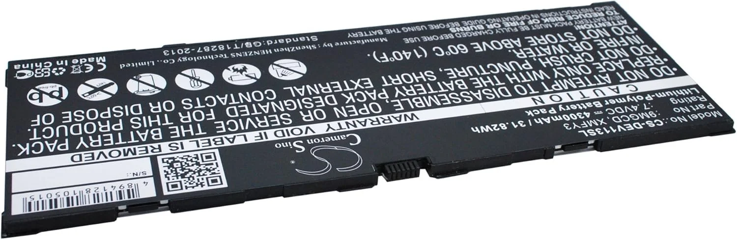 باتری جایگزین جدید Cameron Sino مناسب برای DELL (4300mAh / 31.82Wh)