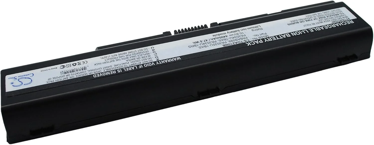 باتری جایگزین جدید Cameron Sino CS برای Dynabook AX/52, Equium A300D-16C, Satellite A210-151, Satellite Pro L500-1D1, Satellite Pro L باتری جایگزین جدید Cameron Sino CS برای Dynabook AX/52, Equium A300D-16C, Satellite A210-151, Satellite Pro L500-1D1, Satellite Pro L