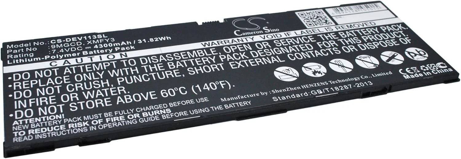 باتری جایگزین جدید Cameron Sino مناسب برای DELL (4300mAh / 31.82Wh)