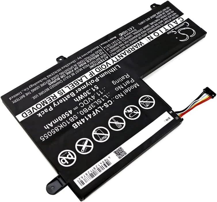 باتری جایگزین جدید Cameron Sino CS برای 7000-14, 80SA0002US, chao7000-14, Flex 4 1470, Flex 4 1480, Yoga 520-14IKBR(81C8008BMZ) (4500mAh) 5B10K84492, L15M3PBO, SB10W67410, SB10W89298 باتری جایگزین جدید Cameron Sino CS برای 7000-14, 80SA0002US, chao7000-14, Flex 4 1470, Flex 4 1480, Yoga 520-14IKBR(81C8008BMZ) (4500mAh) 5B10K84492, L15M3PBO, SB10W67410, SB10W89298