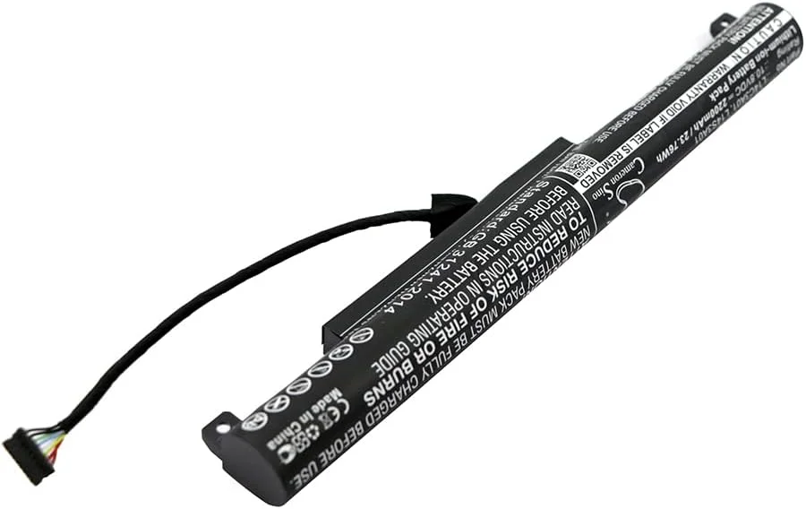 باتری جایگزین جدید Cameron Sino CS برای IdeaPad 100-15، IdeaPad 100-15IBY، IdeaPad 100-15IBY(80MJ)، IdeaPad 100-15IBY(80MJ00TQGE) (2200mAh) 5B10K10177، 5B10K10220، L14C3A01، L14S3A01 باتری جایگزین جدید Cameron Sino CS برای IdeaPad 100-15، IdeaPad 100-15IBY، IdeaPad 100-15IBY(80MJ)، IdeaPad 100-15IBY(80MJ00TQGE) (2200mAh) 5B10K10177، 5B10K10220، L14C3A01، L14S3A01