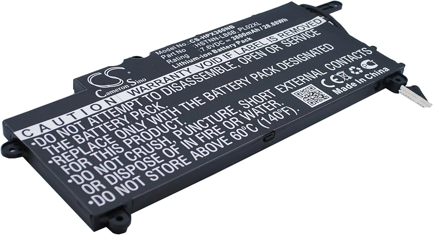 باتری جایگزین جدید Cameron Sino CS برای Envy 14-U005TX(J6M91PA)، Pavilion 11 X360، Pavilion 11-k040tu x360(M7Q67P، (3800mAh) 21CP6/60/80، 7177376-001، 751681-231، 751681-421، 751875-001