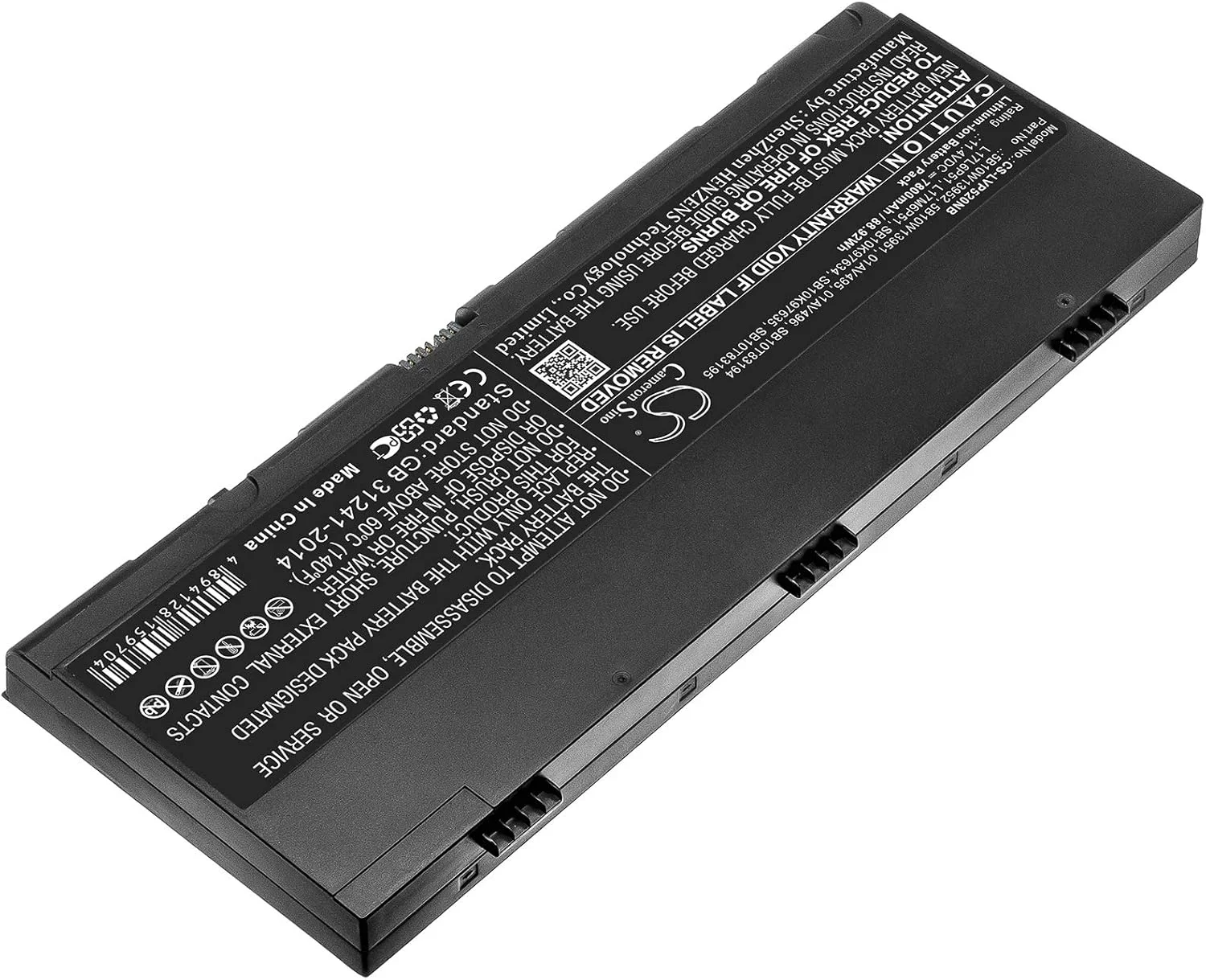 باتری جایگزین جدید Cameron Sino CS برای Thinkpad P52, ThinkPad P52 C00, ThinkPad P52 K00, ThinkPad P52 L00, ThinkPad P52 M00، (7800mAh) 01AV495, 01AV496, 5B10W13951, 5B10W13952, L17L6P51 باتری جایگزین جدید Cameron Sino CS برای Thinkpad P52, ThinkPad P52 C00, ThinkPad P52 K00, ThinkPad P52 L00, ThinkPad P52 M00، (7800mAh) 01AV495, 01AV496, 5B10W13951, 5B10W13952, L17L6P51