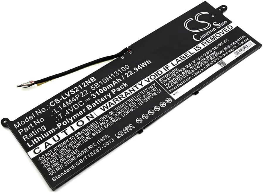 باتری جایگزین جدید Cameron Sino CS برای IdeaPad S21E-20، IdeaPad S21E-20 80M4 (3100mAh) 5B10H13100, L14M4P22