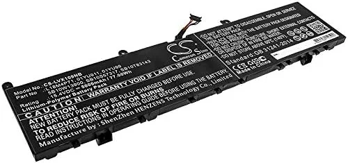 باتری جایگزین جدید Cameron Sino CS برای ThinkPad P1 2019، ThinkPad P1 2019 20QTA000CD، ThinkPad X1 Extreme Gen 2 (5000mAh) 01YU911, 01YU99, 5B10W13900, L18M4P71, SB10S57317, SB10T83143
