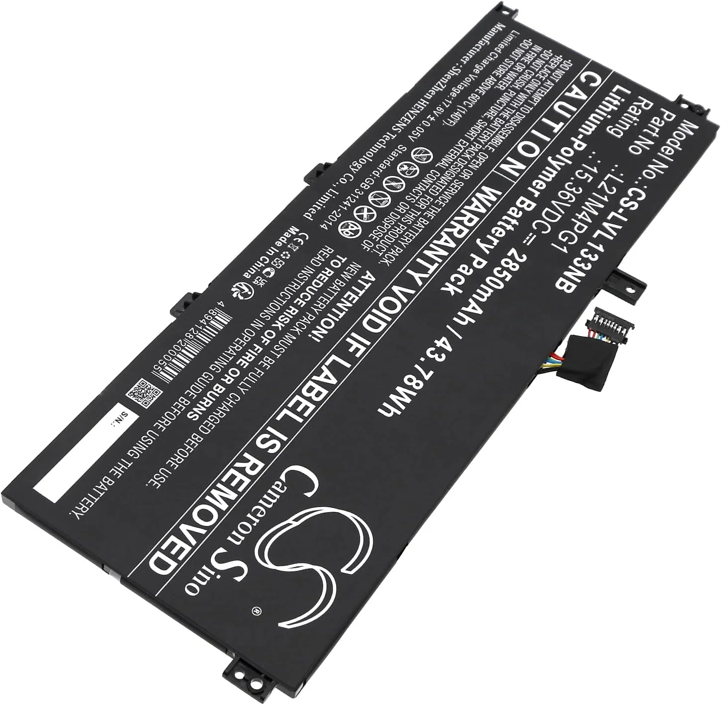 باتری جایگزین 2850mAh جدید CS Cameron Sino Kerui برای ThinkPad L13 Gen 3 21B3004KMY، ThinkPad L13 Gen 3 21B3004WEQ، ThinkPad L13 Gen 3 21B3006RUE