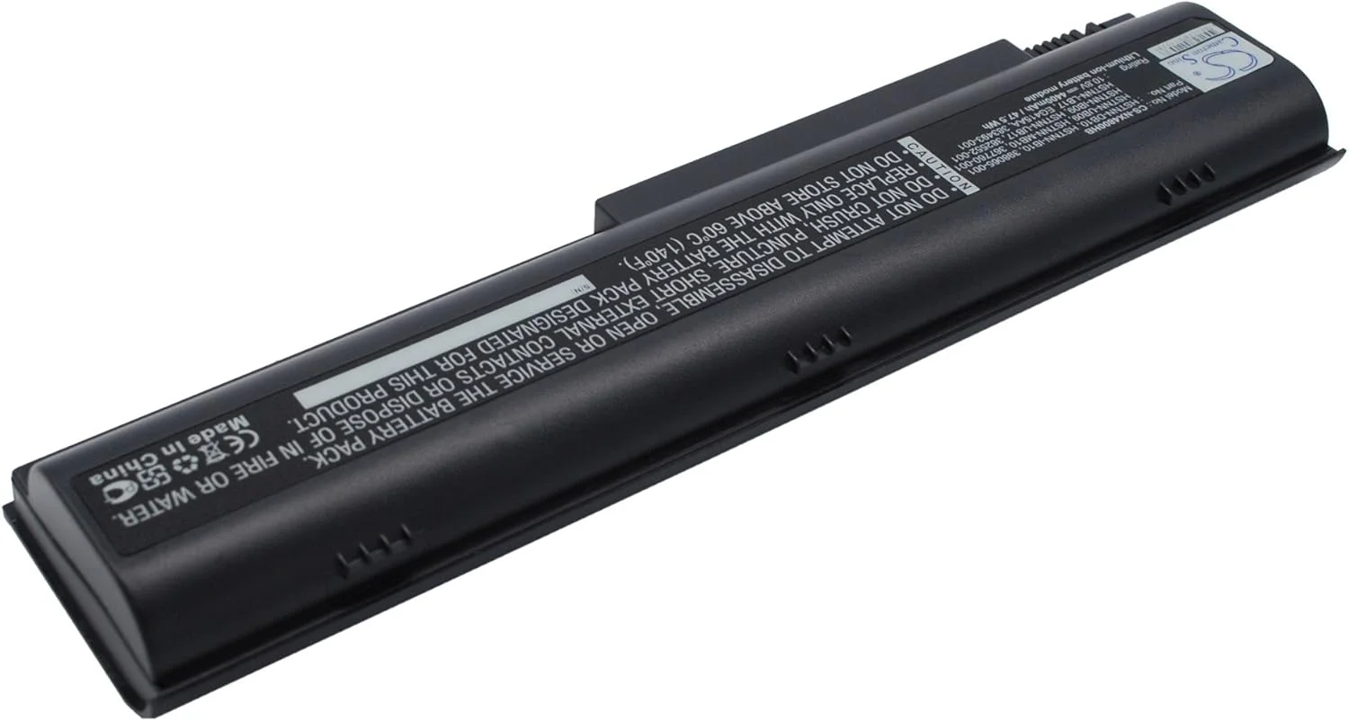 باتری جایگزین جدید Cameron Sino CS برای نوت‌بوک تجاری NX4800، نوت‌بوک تجاری NX7100، (4400mAh) سازگار با مدل‌های 367759-001، 383493-001، 391883-001، 395751-321، 396600-001، 398065-001، 398752-001