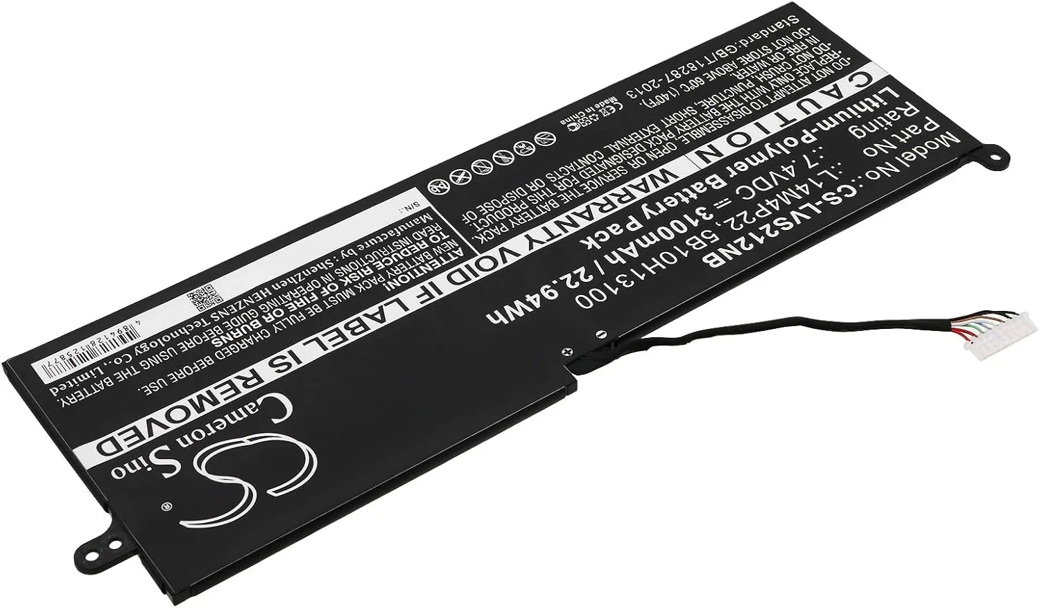 باتری جایگزین جدید Cameron Sino CS برای IdeaPad S21E-20، IdeaPad S21E-20 80M4 (3100mAh) 5B10H13100, L14M4P22