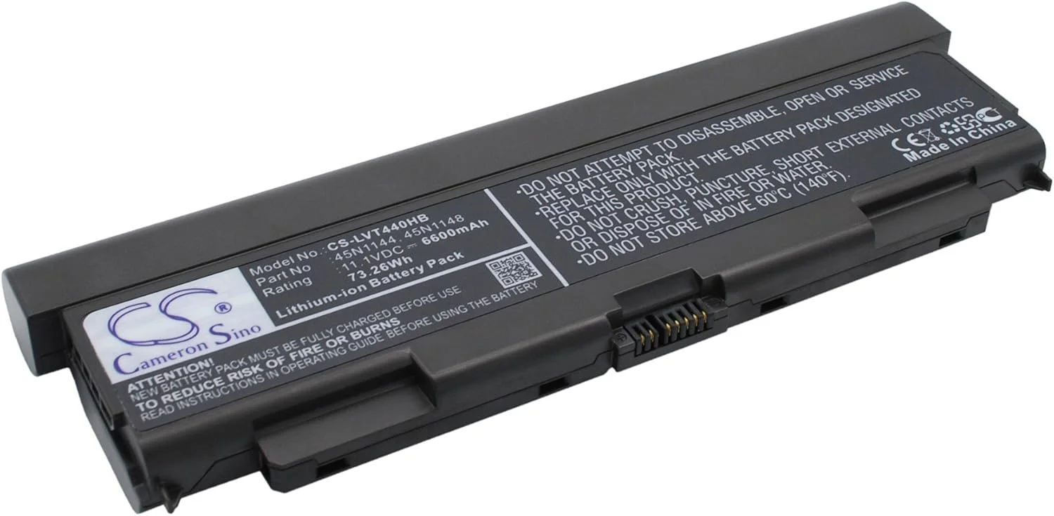 باتری جایگزین جدید Cameron Sino CS برای 20AT0019CD، ThinkPad L440 (6600mAh) 0A36302، 0C52863، 45N1779 باتری جایگزین جدید Cameron Sino CS برای 20AT0019CD، ThinkPad L440 (6600mAh) 0A36302، 0C52863، 45N1779