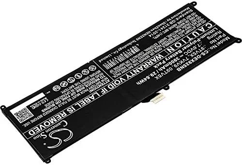باتری جایگزین جدید کمراون سینو برای Latitude 12 7275, XPS 12-9250-D4308TB, XPS 12-9250-D4605TB (3900mAh) 07VKV9, 09TV5X, 0V55D0, 7VKV9, 9TV5X, T02H, T02H001, V55D0