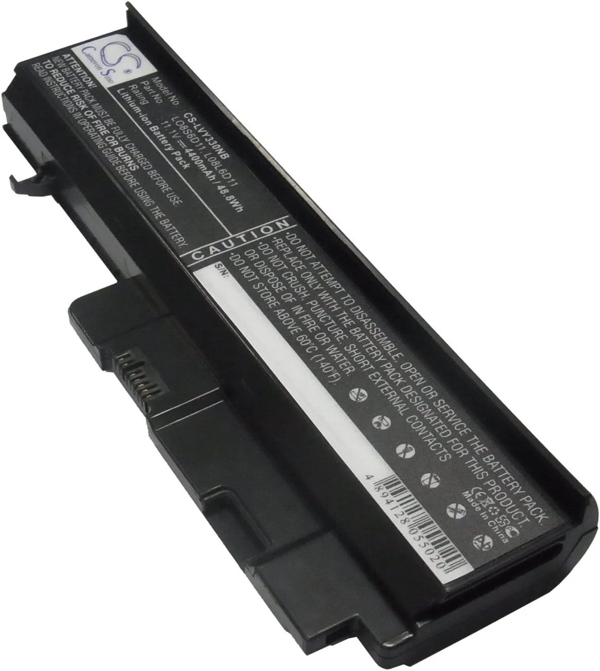 باتری قابل شارژ جدید Cameron Sino AQQXING برای Ideapad Y330, Ideapad Y330-20002, Ideapad Y330-2269, Ideapad Y330A, Ideapad Y330G (4400mAh) L08L6D11, LO8S6D11